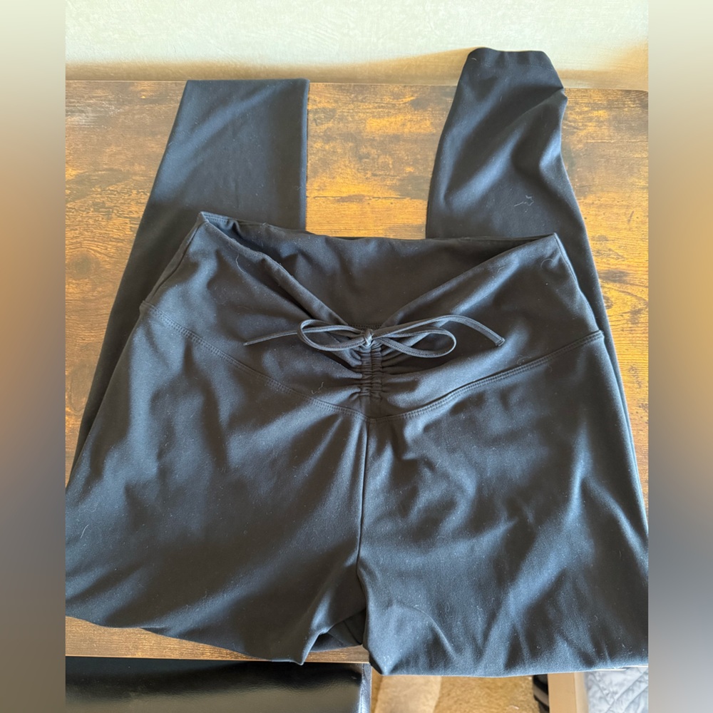 PINK active front tie leggings